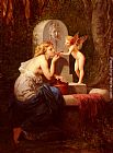 At The Fountain by Henri Pierre Picou